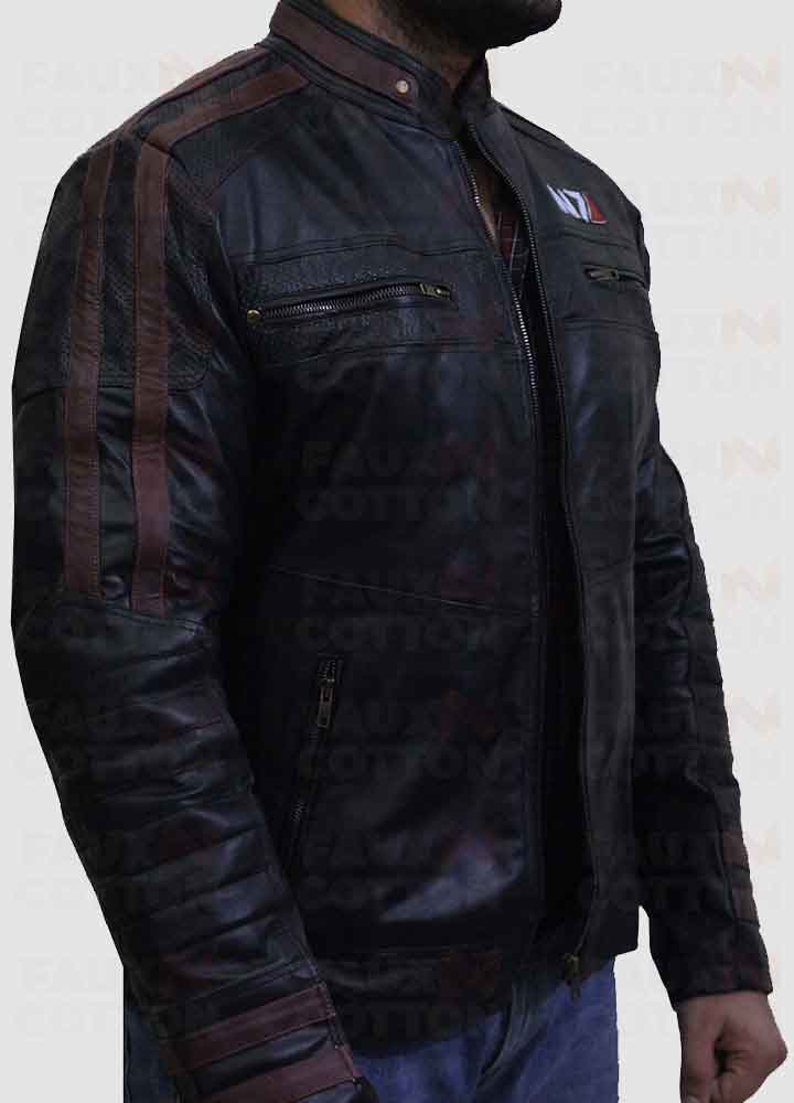 Mass Effect 4 N7 Armor Costume Leather Jacket Mass Effect 4 N7 Armor Costume Leather Jacket